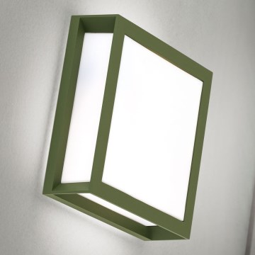 Välisvalgusti HENRY 2xE27/15W/230V IP44 roheline