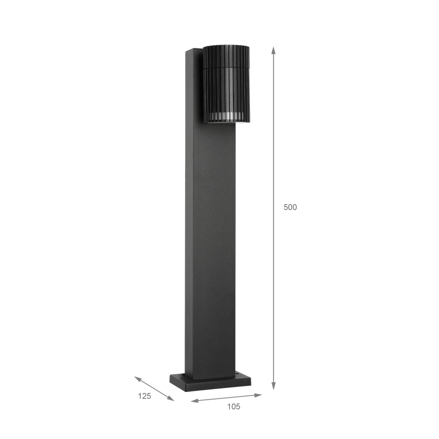 Välisvalgusti LANTHEA 1xGU10/11W/230V IP44 50 cm must