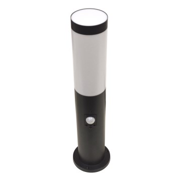 Välisvalgusti liikumisanduriga LOPPA 1xE27/60W/230V 45 cm IP44 must