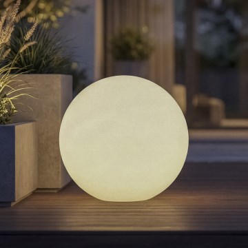 Välisvalgusti STONO 1xE27/20W/230V, läbimõõt 30 cm, IP65, valge