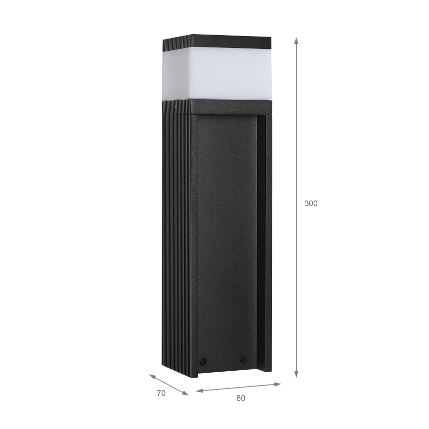 Välisvalgusti VESPER 1xG9/5W/230V IP44 30 cm must