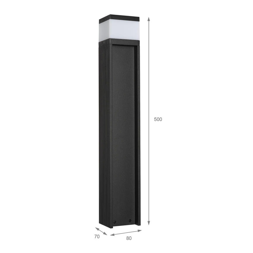 Välisvalgusti VESPER 1xG9/5W/230V IP44 50 cm must
