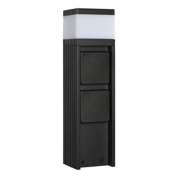 Välisvalgusti VESPER kahe pistikupesaga 1xG9/5W/230V IP44 30 cm must