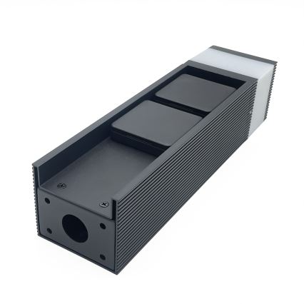 Välisvalgusti VESPER kahe pistikupesaga 1xG9/5W/230V IP44 30 cm must