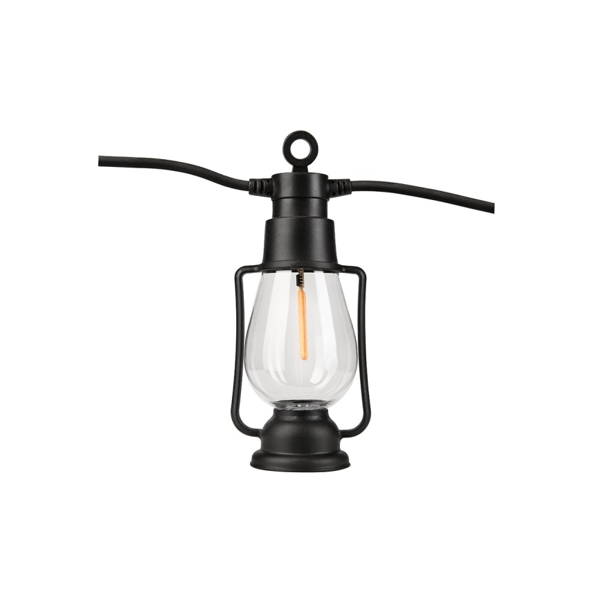 Välitingimustesse sobiv dekoratiivne valguskett GIRLANDA 10xLED 10m IP44 soe valge