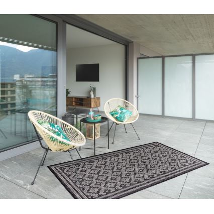 Välivaip EXPRESS NEW OUTDOOR 160x220 cm antratsiit/hall
