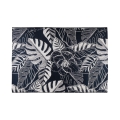 Välivaip JUNGLE 160x220 cm must/valge/lehemuster