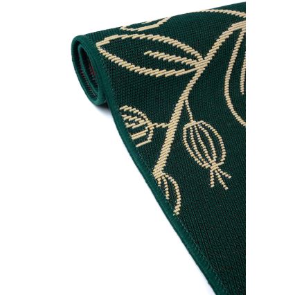 Välivaip JUNGLE 80x160 cm roheline/lehemuster