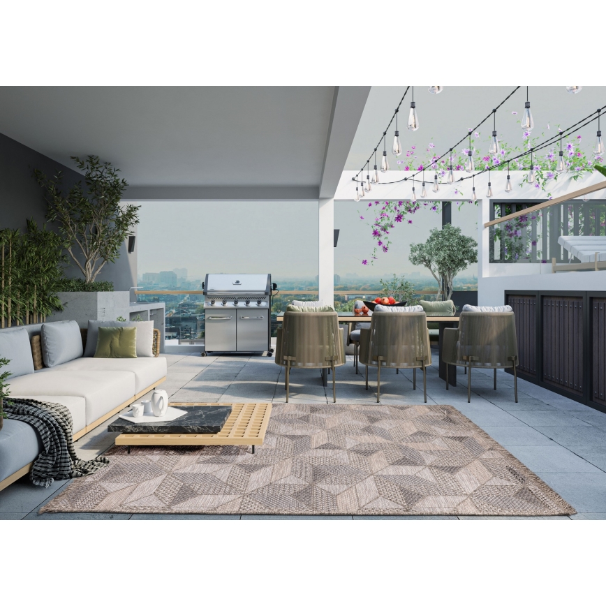 Välivaip ORIA 120x170 cm hall/beež