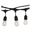 Välivalguskett STRING 5m 10xE27/40W/230V IP54