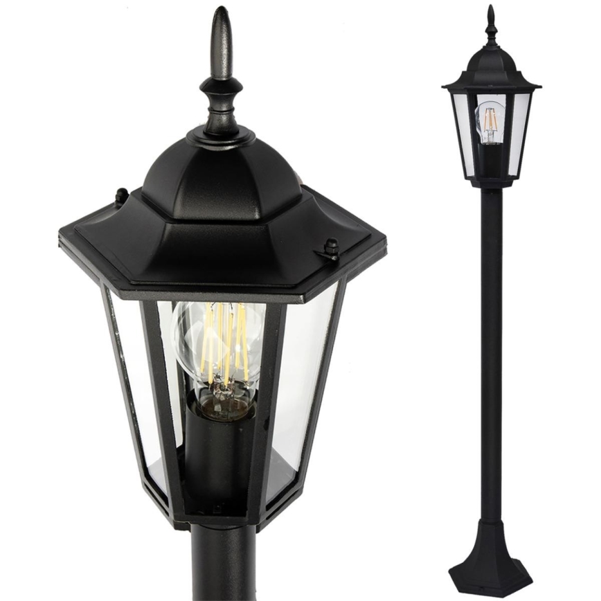 Välivalgusti 1xE27/20W/230V IP43 96,5 cm must