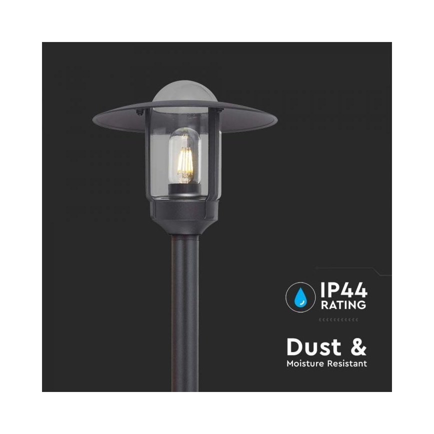 Välivalgusti 1xE27/60W/230V IP44 must