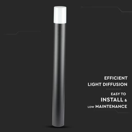 Välivalgusti 1xGU10/35W/230V IP54 80 cm must