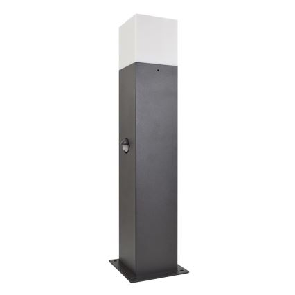 Välivalgusti koos anduriga NEW YORK 1xE27/12W/230V IP44 44 cm antratsiit