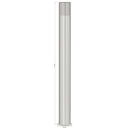 Välivalgusti KUUSAMO 1xE27/20W/230V 74 cm IP54 antratsiit