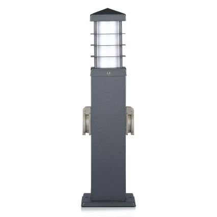 Välivalgusti pistikupesadega SCHUKO 1xE27/13W/230V IP44