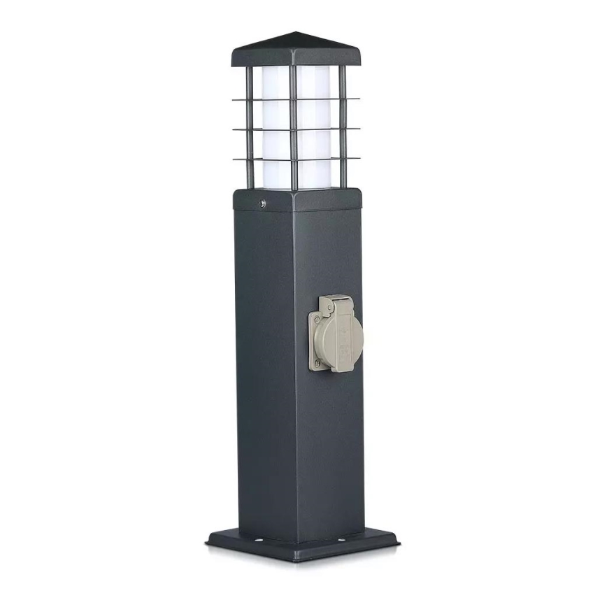 Välivalgusti pistikupesadega SCHUKO 1xE27/13W/230V IP44