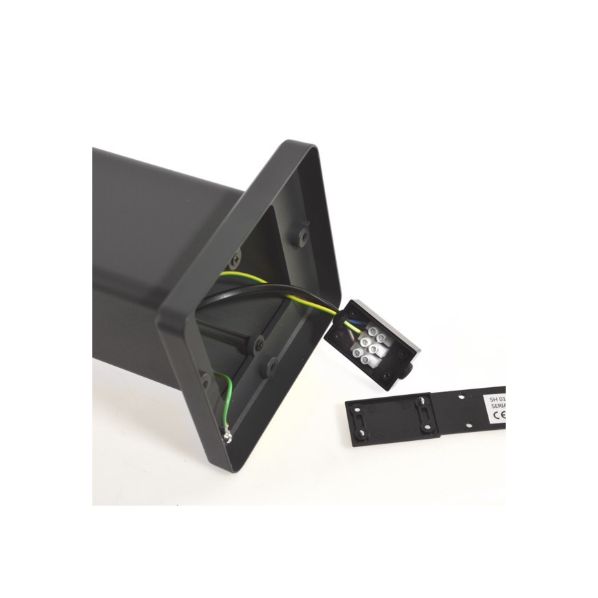 Välivalgusti SANTA 1xE27/60W/230V IP54 79,5 cm antratsiit