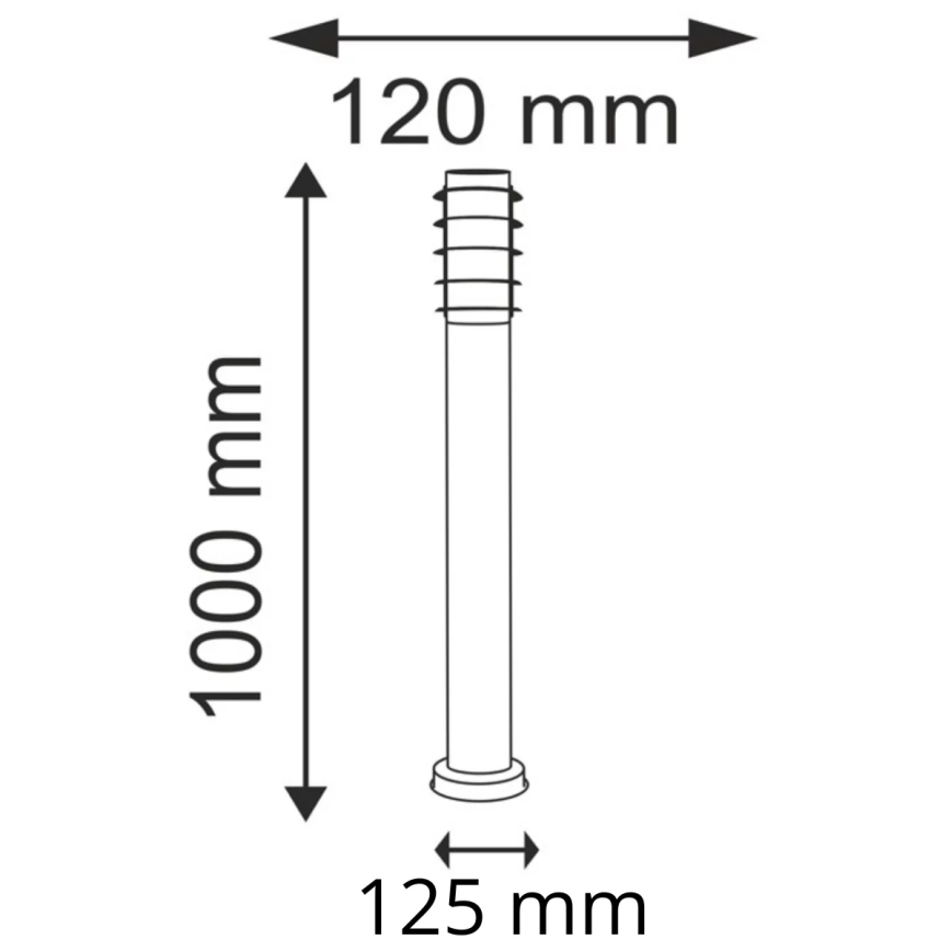 Välivalgusti SERENA 1xE27/10W/230V IP44 100 cm