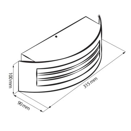 Välivalgusti SITOM 1xE27/14W/230V IP44