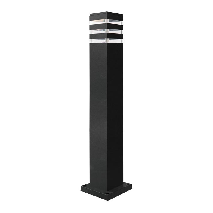 Välivalgusti TEKSAS 1xE27/12W/230V IP44 74 cm antratsiit