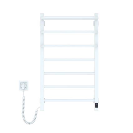 Vannitoa elektriline radiaator termostaadiga FORTIS 350W/230V 80,6 cm IP44 valge vasak kandiline