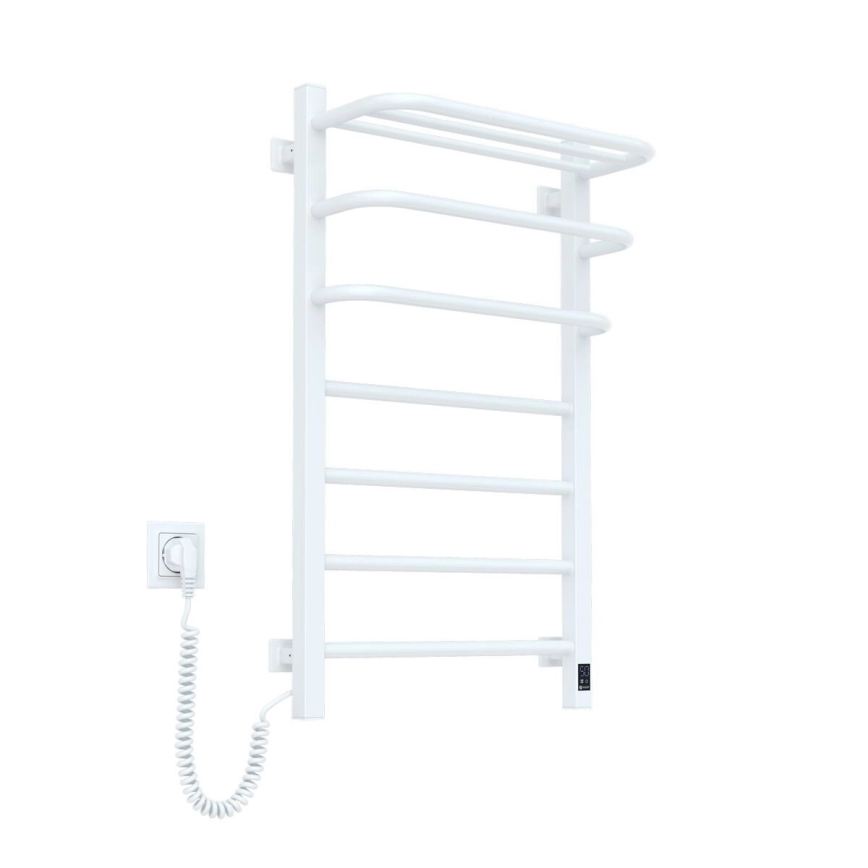 Vannitoa elektriline radiaator termostaadiga FORTIS 350W/230V 80,6 cm IP44 valge vasak kandiline