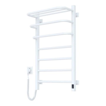 Vannitoa elektriline radiaator termostaadiga FORTIS 350W/230V 80,6 cm IP44 valge vasak kandiline