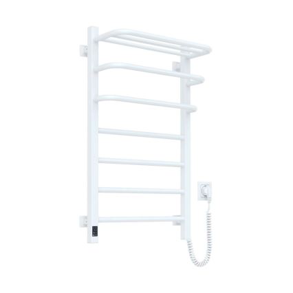 Vannitoa elektriradiaator termostaadiga FORTIS 350W/230V 80,6 cm IP44 valge parempoolne