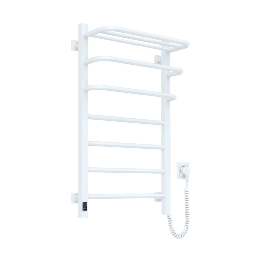 Vannitoa elektriradiaator termostaadiga FORTIS 350W/230V 80,6 cm IP44 valge parempoolne