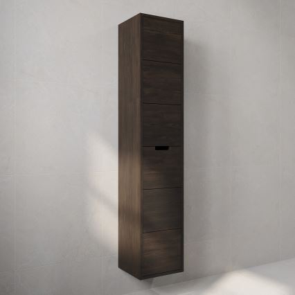 Vannitoa kapp GRIBSKOV 175 cm pruun/tamm
