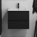 Vannitoa kapp koos valamuga KENWOOD 61x52x47 cm must