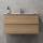 Vannitoa kapp koos valamuga KENWOOD 91x50x45 cm, tamm