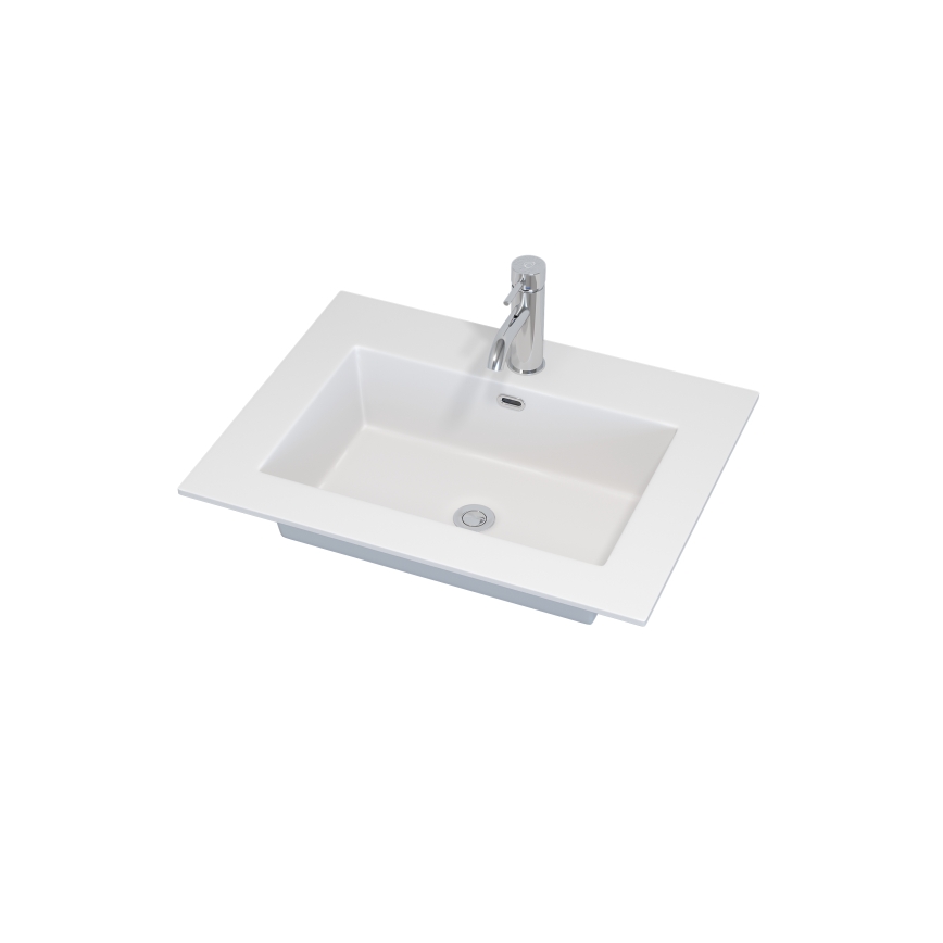 Vannitoa kapp valamuga GRIBSKOV 60 cm pruun/tamm/valge