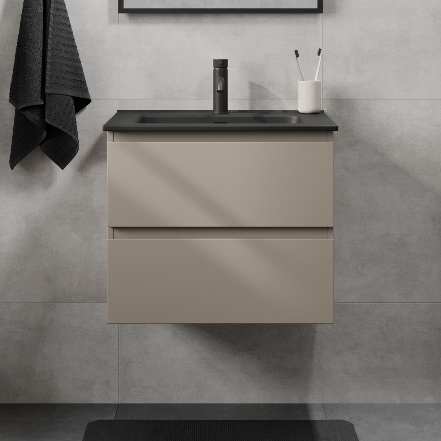 Vannitoa kapp valamuga KENWOOD 61x52x45 cm marrakesh/must