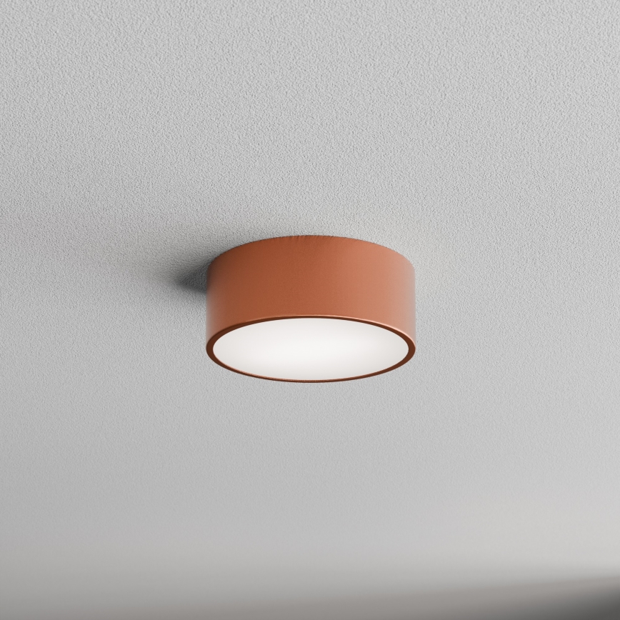 Vannitoa laelamp anduriga CLEO 1xE27/24W/230V, läbimõõt 20 cm, IP54, vaskviimistlus