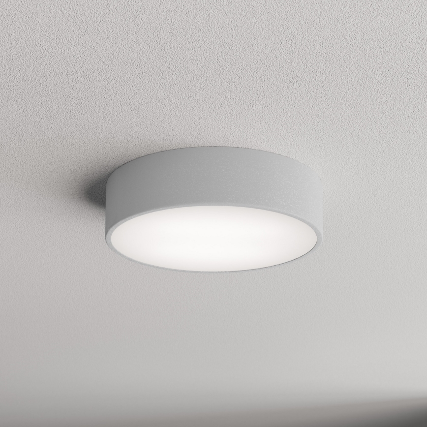 Vannitoa laelamp anduriga CLEO 2xE27/24W/230V, läbimõõt 30 cm, hall, IP54