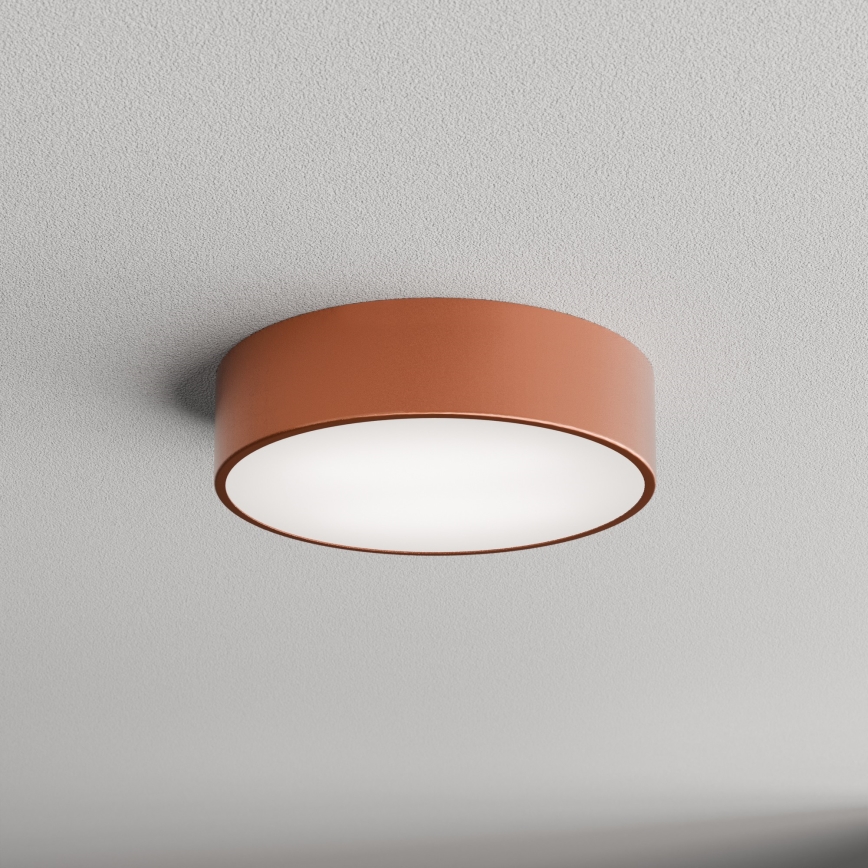 Vannitoa laelamp anduriga CLEO 2xE27/24W/230V Ø 30 cm vaskne IP54