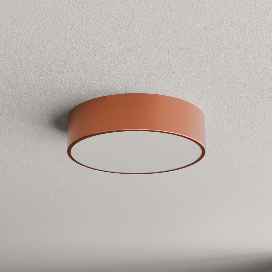 Vannitoa laelamp anduriga CLEO 2xE27/24W/230V Ø 30 cm vaskne IP54