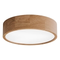 Vannitoa laelamp anduriga CLEO 3xE27/24W/230V, läbimõõt 37,5 cm, IP54, tamm