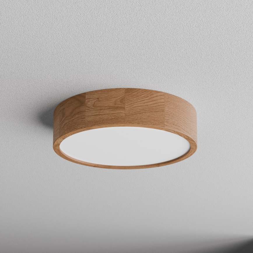 Vannitoa laelamp anduriga CLEO 3xE27/24W/230V, läbimõõt 37,5 cm, IP54, tamm