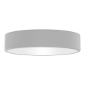 Vannitoa laelamp anduriga CLEO 3xE27/24W/230V läbimõõt 40 cm hall IP54