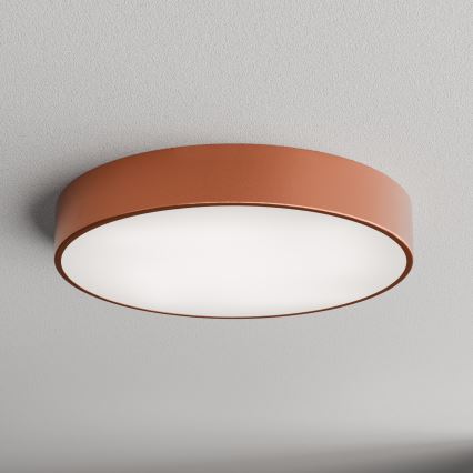 Vannitoa lakke paigaldatav valgusti anduriga CLEO 4xE27/24W/230V, läbimõõt 50 cm, IP54, vaskne