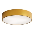 Vannitoa laelamp CLEO anduriga 3xE27/24W/230V läbimõõt 40 cm kuldne IP54