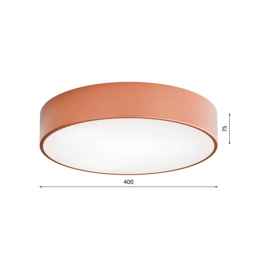 Vannitoa laelamp CLEO liikumisanduriga 3xE27/24W/230V, läbimõõt 40 cm, vaskviimistlus, IP54