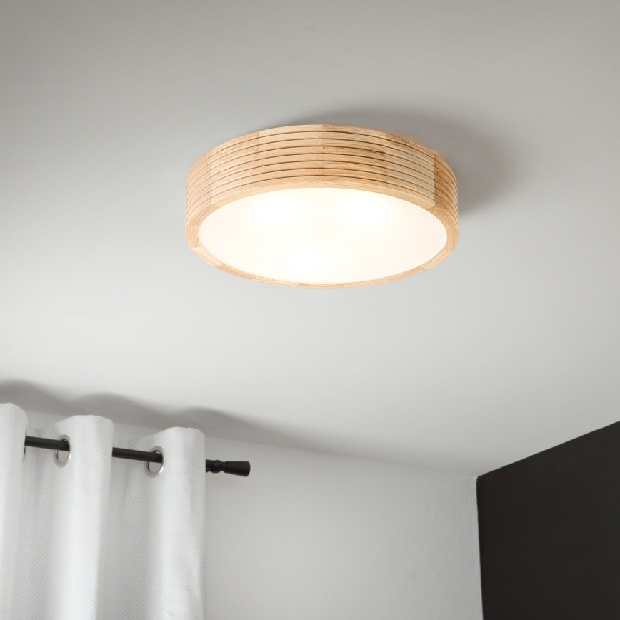 Vannitoa laelamp NATURAL MODERN 3xE27/15W/230V IP54 Ø 37,5 cm mänd
