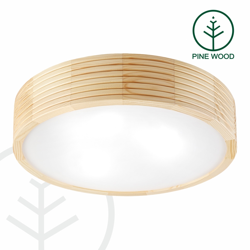 Vannitoa laelamp NATURAL MODERN 3xE27/15W/230V IP54 Ø 37,5 cm mänd