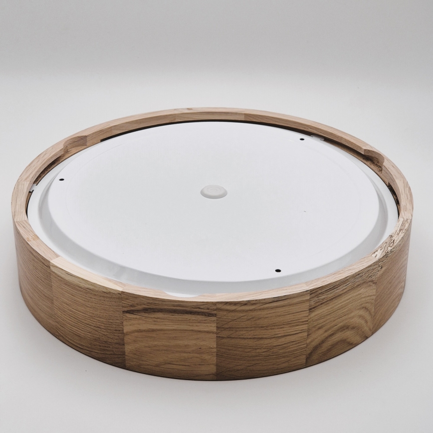 Vannitoa laelamp OAK 3xE27/15W/230V tammeviimistlus läbimõõt 37 cm IP54