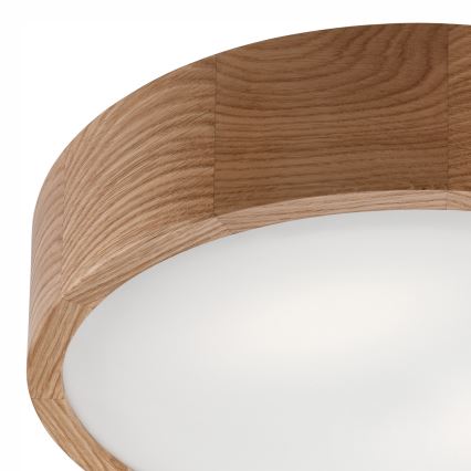 Vannitoa laelamp OAK 3xE27/15W/230V tammeviimistlus läbimõõt 37 cm IP54