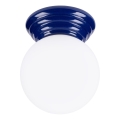 Vannitoa laelamp ZORI 1xG9/8W/230V, läbimõõt 12 cm, IP44, sinine